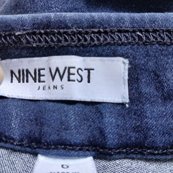 Nine West Deep Blue‎ Cropped Jeans Sz 6 - Picture 2 of 7